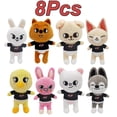 thumbnail image 2 of Skzoo-peluches de animales de dibujos animados para niños, juguetes de peluche, muñeca Kawaii, Bbokari, Leebit, Puppym, niños, adultos, regalo para fanáticos, 2 of 4
