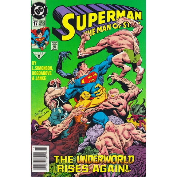 Superman: The Man of Steel #17 (Newsstand) VF ; DC Comic Book
