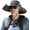 Gray, variant on hat with fan and mister,Solar Powered Fan Hat, Dual Cooling Fans, Wide Brim UV Protection, USB Charging, Perfect for Outdoor Activities