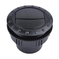 thumbnail image 2 of S SERENABLE 60mm Vent Air Outlet Rotating Interior Round Ceiling for Car RV ATV Black, 2 of 9