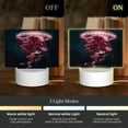 thumbnail image 3 of Haiem Mesmerizing Pink Jellyfish Pattern Acrylic Night Light Gift with 3 Color ModesTouch-Sensitive LED Lamp Perfect Gift for Mother's Day, Birthday, or Christmas, 3 of 9