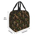 thumbnail image 2 of KLL Sloth Doing Yoga Print Insulated Lunch Bag Women, Reusable Cute Tote Lunch Box for Adult & Men, Leakproof Cooler Lunch Bags for Work Office Travel Picnic, 2 of 5
