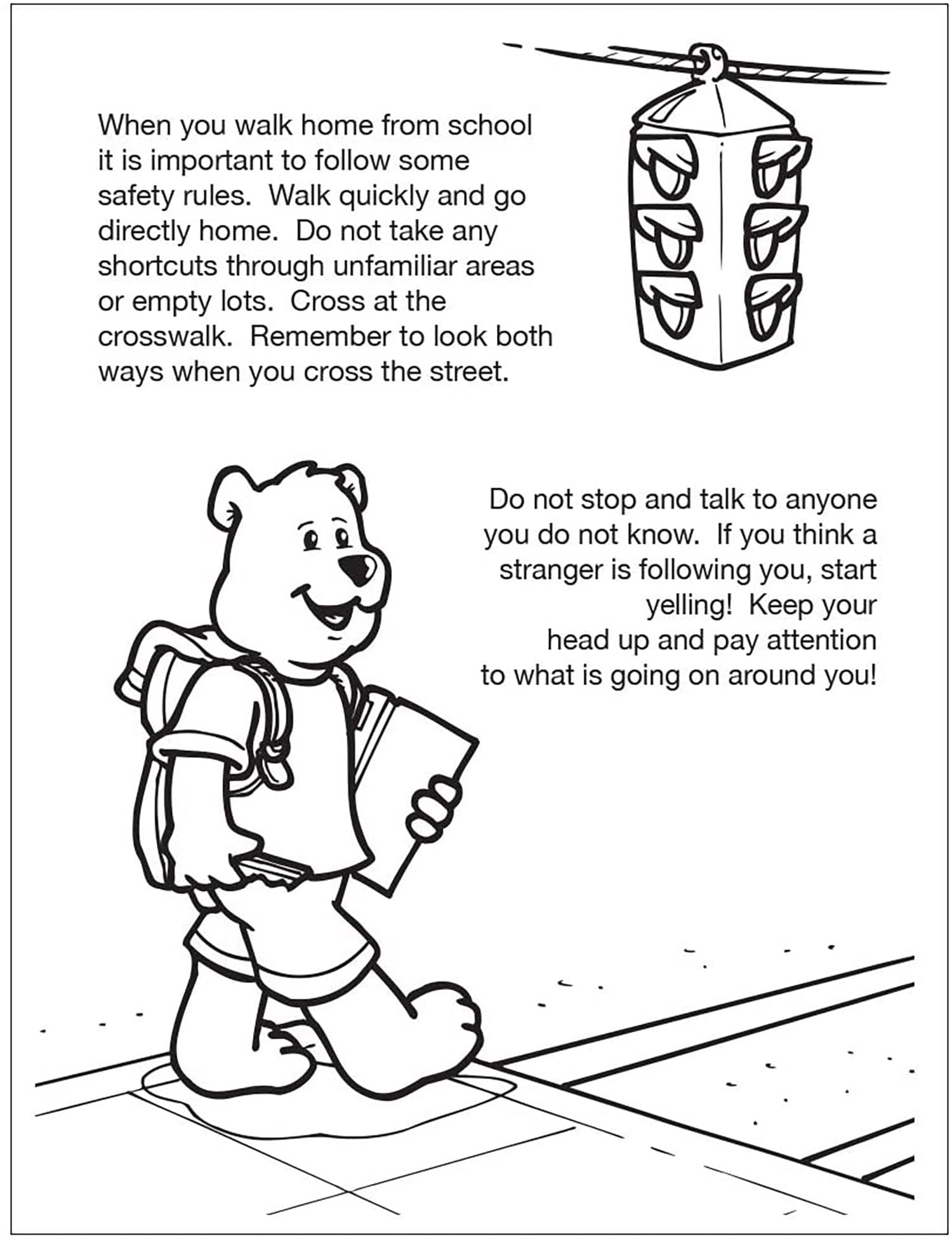 ZoCo: 25 Pack - After School Safety Kid's Educational Coloring & Activity Books