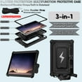 thumbnail image 2 of Allytechgroup Shockproof Case for Samsung Galaxy Tab S6 Lite 10.4" 2024/2022/2020 SM-P625/P620/P619/P615/P613/P610, Hybrid TPU PC Bumper Rugged Cover with Shoulder Strap Kickstand Kids Friendly Cover, 2 of 8