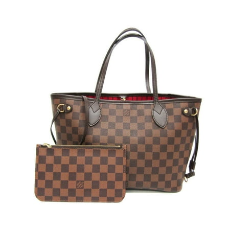 Pre-Owned Louis Vuitton Damier Neverfull PM N40600 Women's Tote Bag Ebene (Good)