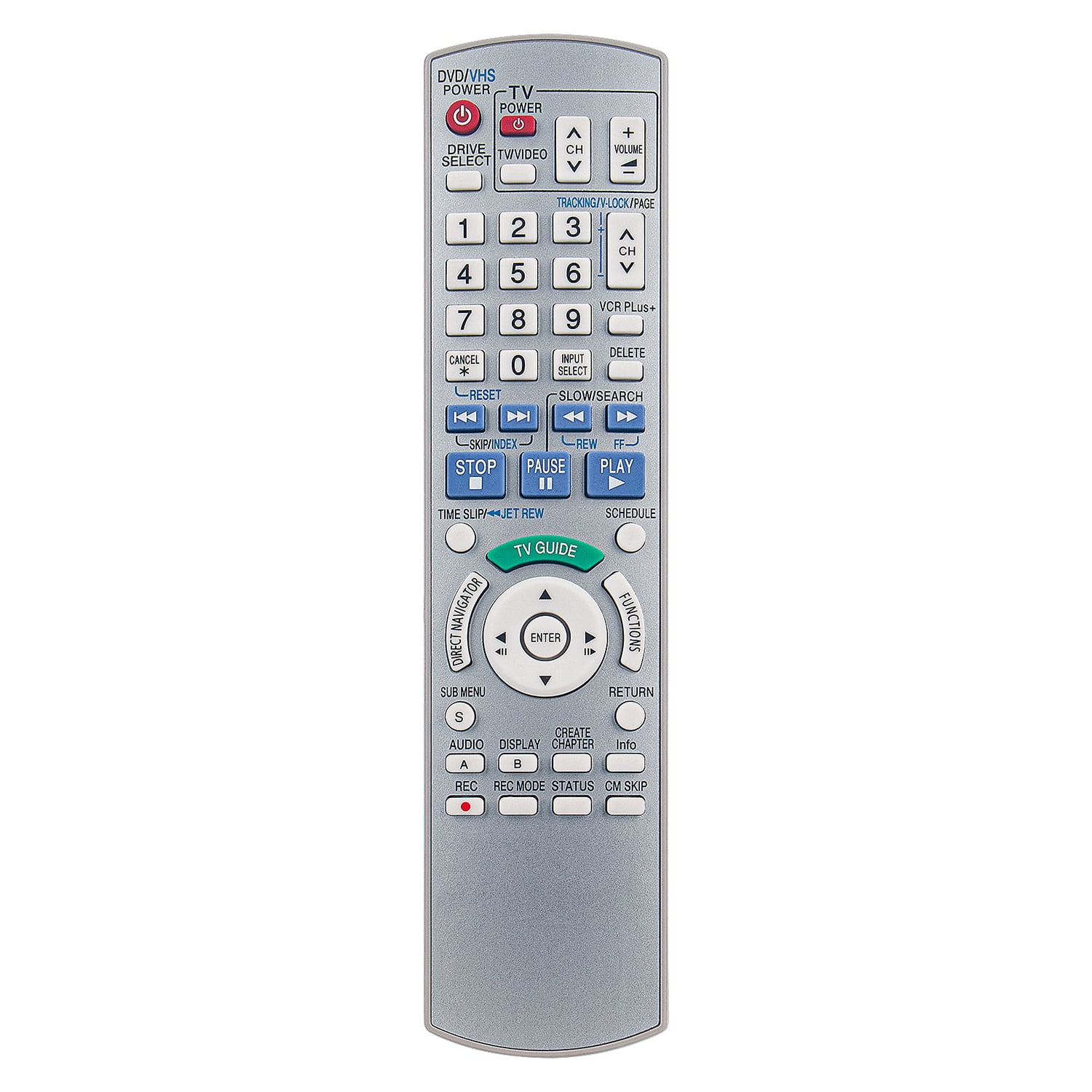 New EUR7659Y90 Remote Control Fit For Panasonic DVD/VCR Combo Player