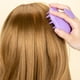 thumbnail image 1 of Cepillo de silicona perfecl para cuero cabelludo cuidado del cabello manual Violeta, 1 of 8