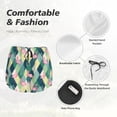 thumbnail image 6 of Picia Flamingo Pattern Women's 2 in 1 Athletic Running Shorts High Waisted Workout Casual Gym Sweat Shorts with Comfy Liner Zipper Pockets-XX-Large, 6 of 9