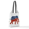 thumbnail image 5 of CafePress - Glitter Print Republican Elepha - Polyester Tote Bag 16"x16", 5 of 5