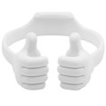 thumbnail image 1 of Thumbs-up Support de Cellulaire, Support de Tablette pour Bureau Téléphone Intelligent Cellulaire Tablettes – Universel Réglable Flexible, Blanc, 1 of 5
