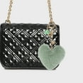 thumbnail image 2 of Unique Bargains 1 Pc Fashion Tassel Heart Handbag Charm Bag Accessories Green, 2 of 5