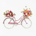 thumbnail image 2 of Swatland, Sally 26x26 White Modern Wood Framed Museum Art Print Titled - Spring Bike I, 2 of 4