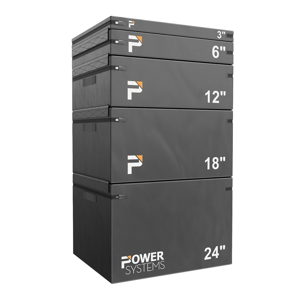 Yes4All 3 en 1 Soft Plyo Box Noyau en Bois, boîte plyométrique en Mousse pour la Salle de Gym à Domicile et l'entraînement en Plein air - 20 x 18 x 16