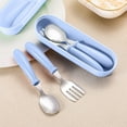 thumbnail image 4 of Portable Stainless Steel Cutlery Set | Spoon & Fork with Storage Box | Food Grade Tableware for Travel, Picnic & Office Lunch, 4 of 6