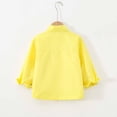 thumbnail image 5 of Yiyuu Little Boys Cotton Cargo Shirt Solid Long Sleeve Button Down Shirt, Sizes 4-12, 5 of 7