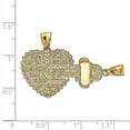 thumbnail image 3 of 14k Break-Apart Heart Charm, 3 of 3