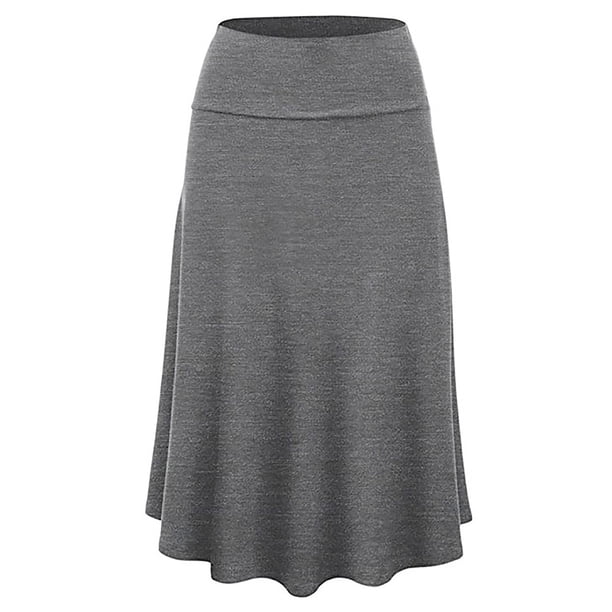 Minnieouse midi elegante y sexy: diseño favorecedor plisada negra Faldas Sexy Ajuste y cómodo Type3 NO3