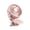 Pink, variant on Tibvox Multifunctional Clip On Fan With Adjustable Head And LED Light Portable Rechargeable Electric Fan For Study Work