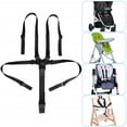 thumbnail image 3 of Correas para silla alta, arnés de 5 puntos, arnés para silla alta, arnés para silla alta, reemplazo Universal del soporte del cinturón seguro para bebé, 3 of 5