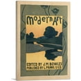 thumbnail image 1 of ARTCANVAS Poster Advertising The Modern Art Review Magazine 1895 Canvas Art Print by Arthur Wesley Dow - Size: 26" x 18" (1.50" Deep), 1 of 9