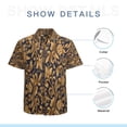 thumbnail image 7 of High Quality Hawaiian Shirts for Men Short Sleeve Aloha Beach Shirt Floral Summer Casual Button Down Shirts Blouses BIHXIB, 7 of 7