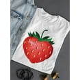 thumbnail image 3 of Cartoon Red Strawberry T-Shirt Women -Image by Shutterstock, Female XX-Large, 3 of 4