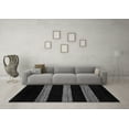 thumbnail image 3 of Ahgly Company Indoor Square Abstract Gray Modern Area Rugs, 4' Square, 3 of 4