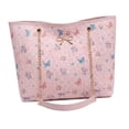 thumbnail image 4 of Bolso tote para mujer, gran capacidad, ideal para la playa, uso diario y para ir al trabajo. Rosa, 4 of 9