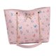 thumbnail image 4 of Bolso tote para mujer, gran capacidad, ideal para la playa, uso diario y para ir al trabajo. Rosa, 4 of 9