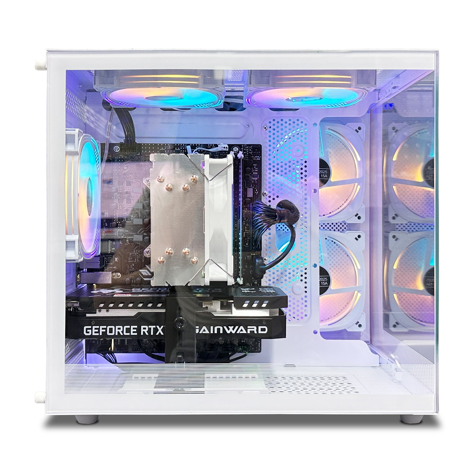Zhicgcp Gaming Desktop Pc, Amd Ryzen 5 5500,Radeon RX 6500 Graphics, 512GB SSD, 16GB Ram, Windows 11 Home