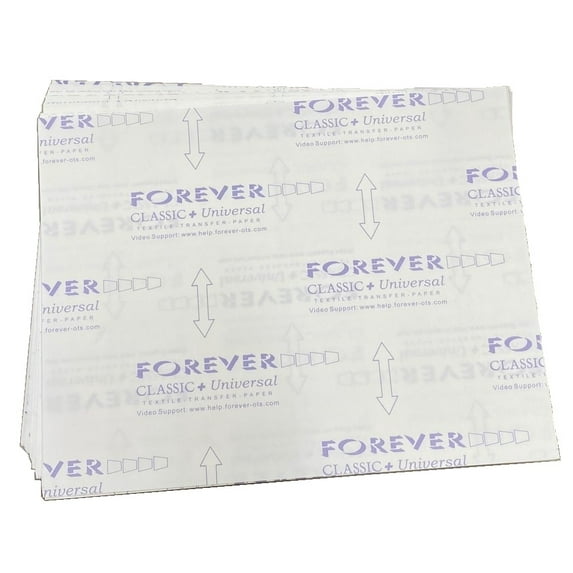 Forever Classic+ Universal Laser Heat Transfer Paper 11X17 - 50 Sheets