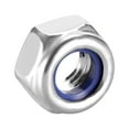 thumbnail image 3 of M6 x 1mm Nylon Insert Hex Lock Nuts, 304 Stainless Steel, 30 Pcs, 3 of 5