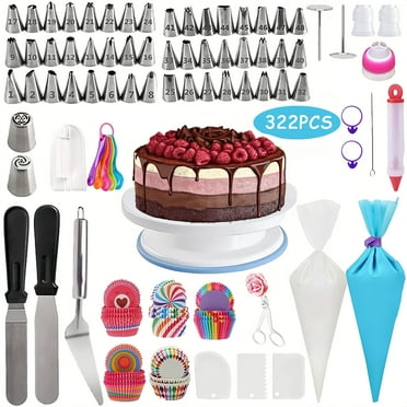 Cake Decorating Supplies,322-in-1 Baking for Beginners Supplies Set Baking Sets