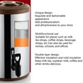 thumbnail image 3 of Dispensador De Bebidas Con Aislamiento De Acero Inoxidable, Dispensador De Bebidas Frías Y Calientes, Doble Capa, Negro, Gran Durabilidad Para Tiendas De Bebidas Para Escuelas, 3 of 7