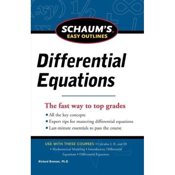 Schaum's Contours Faciles Équations Différentielles