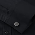 thumbnail image 7 of TANSILING Men's French Cuff Shirt Formal Pleated Long Sleeve Dress Shirt with Cufflinks, 7 of 7