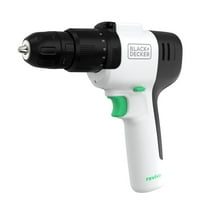BLACK DECKER Reviva 12V MAX* Cordless Hammer Drill with Charger and Screwdriver Bit (REVCHD12C)
