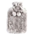 thumbnail image 1 of 2L Removable Hot Water Bottle Bag Plush Cover Protective Case Heat Preservation, 1 of 4