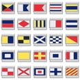 thumbnail image 2 of Hapiship Fashion Navy Ship código de señal marítima internacional bandera náutica Charm Links Fit 9mm pulsera de acero inoxidable DJ391 Dengxun unisex, 2 of 2