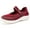 Red, variant on Womens Mesh Walking Shoes Anti-Slip Adjustable Breathable Wedges Anti-Slip Sneaker Fitness Casual