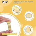 thumbnail image 4 of 10Pcs Brass Laser Engraving Blanks Blank Challenge Frosted Coin with Acrylic Protection Box - 40mm f, 4 of 5