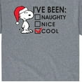 thumbnail image 3 of Peanuts - Snoopy I've Been Cool Check Box - Men's Short Sleeve Graphic T-Shirt, 3 of 6