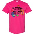 thumbnail image 3 of Inktastic In a World You Can Be Anything Be Kind Autism Awareness T-Shirt, 3 of 5