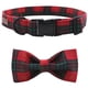 thumbnail image 3 of Collar para perro y gato Lionet Paws, pajarita ajustable navideña, 3 of 8