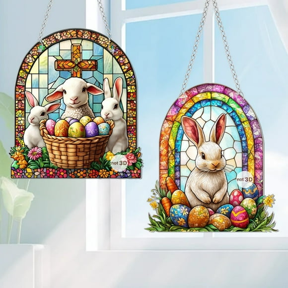 Xihbxyly Etiqueta Colgante Acrílica de La Serie Lamb, Adorable Decoración para El Hogar, Diseño Liviano, Ideal para Dormitorio y Sala de Estar, Regalo Ideal (1 Pieza)