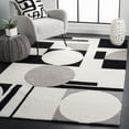 thumbnail image 2 of SAFAVIEH Rodeo Drive Darien Abstract Area Rug, Gray/Black, 5' x 8', 2 of 8