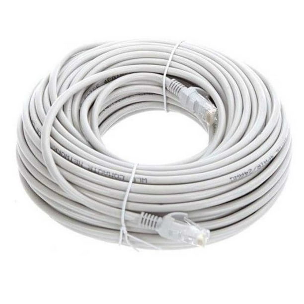 Cable de red CAT6 550Mhz Ancho de banda Ethernet de alta velocidad Cable LAN de Internet con conector macho RJ45, 15 metros AweSitey EL4392-06
