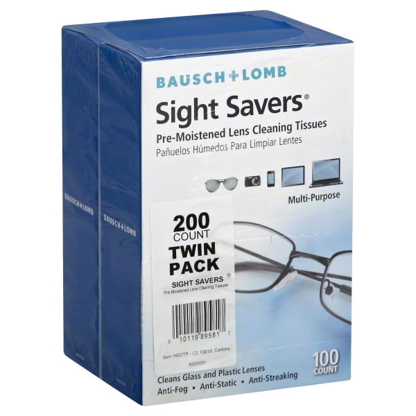Bausch & Lomb Bausch & Lomb Sight Savers Lens Cleaning Tissues, 2 ea