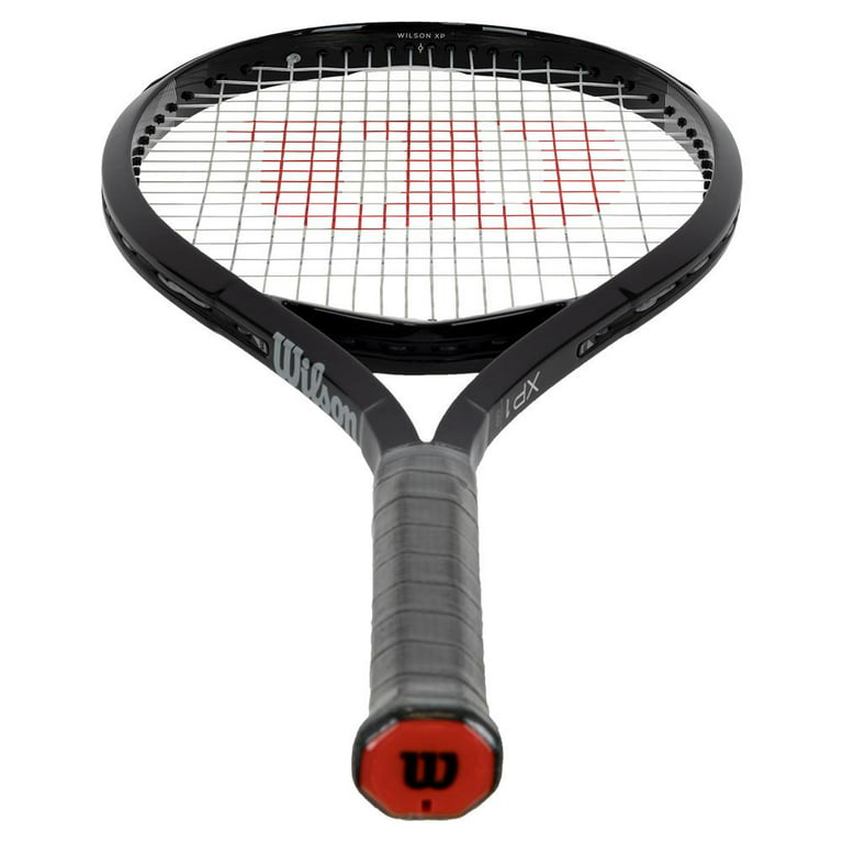 Wilson XP 1 Adult Tennis Racket - Black, Grip Size 3 - 4 3/8