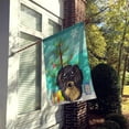 thumbnail image 2 of Caroline's Treasures BB1585CHF Christmas Tree and Longhair Black and Tan Dachshund Flag, Large, Multicolor, 2 of 4